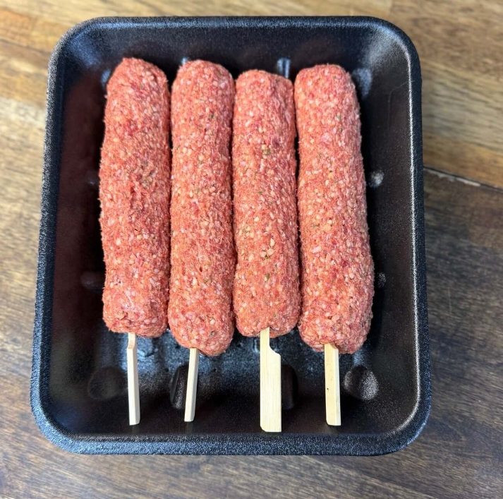 4 Lamb Koftas on tray