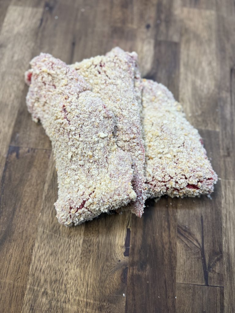 Crumbed Minute Steak - 1kg - Crispy, Juicy, Flavourful