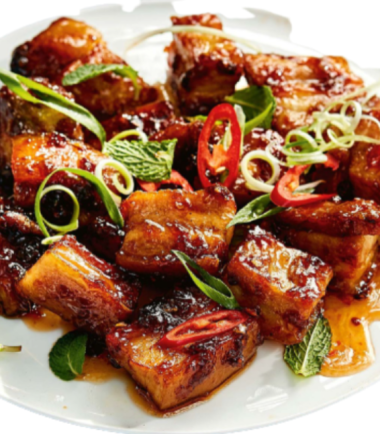 Pork Belly Bites - Honey Chilli Garlic Marinade
