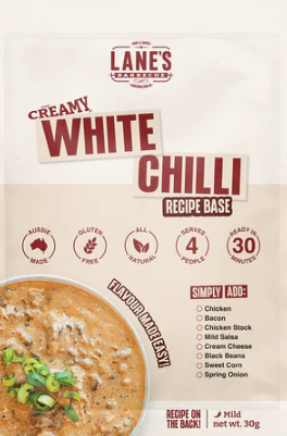 Lanes Creamy White Chilli recipe base