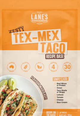 Lane's Tex Mex Taco recipe Base