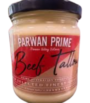 Beef tallow in jar