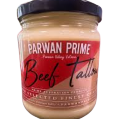 Beef tallow in jar